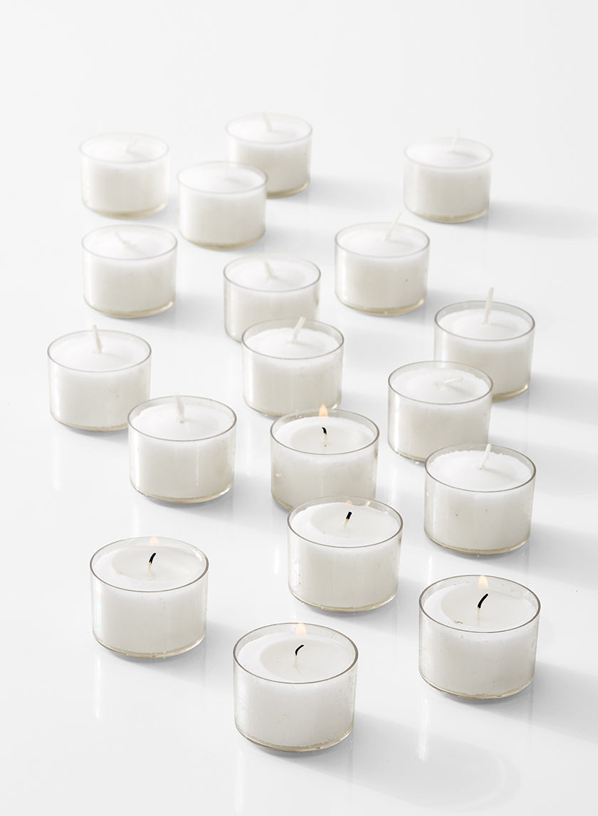 Deep Tea Light In Clear Holder Decor Jamali-garden