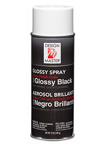 Glossy Black Lacquer Spray Paint 