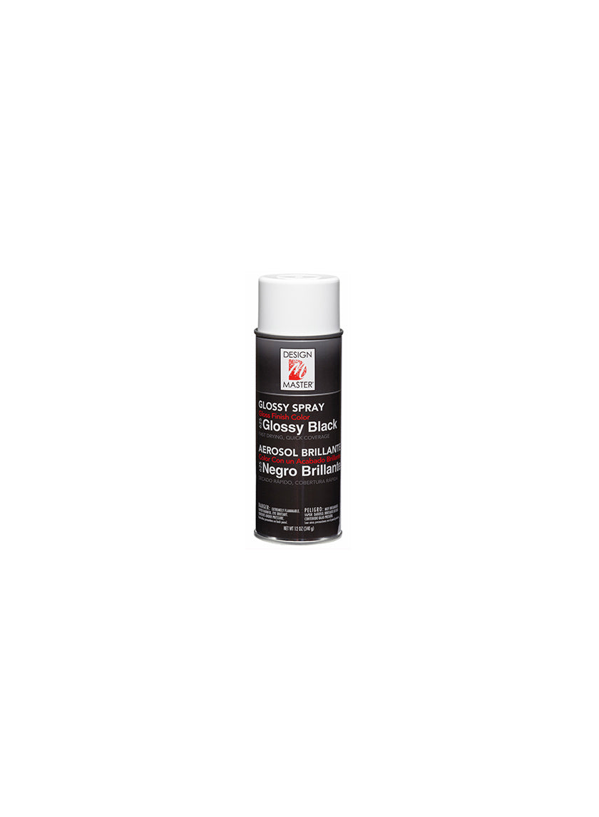 Glossy Black Lacquer Spray Paint 