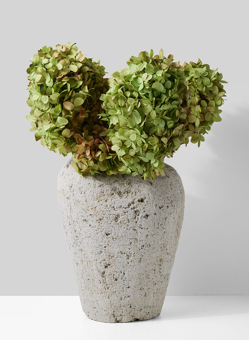 9.5in Tall Lava Rock Vase, Medium Decor Jamali-garden