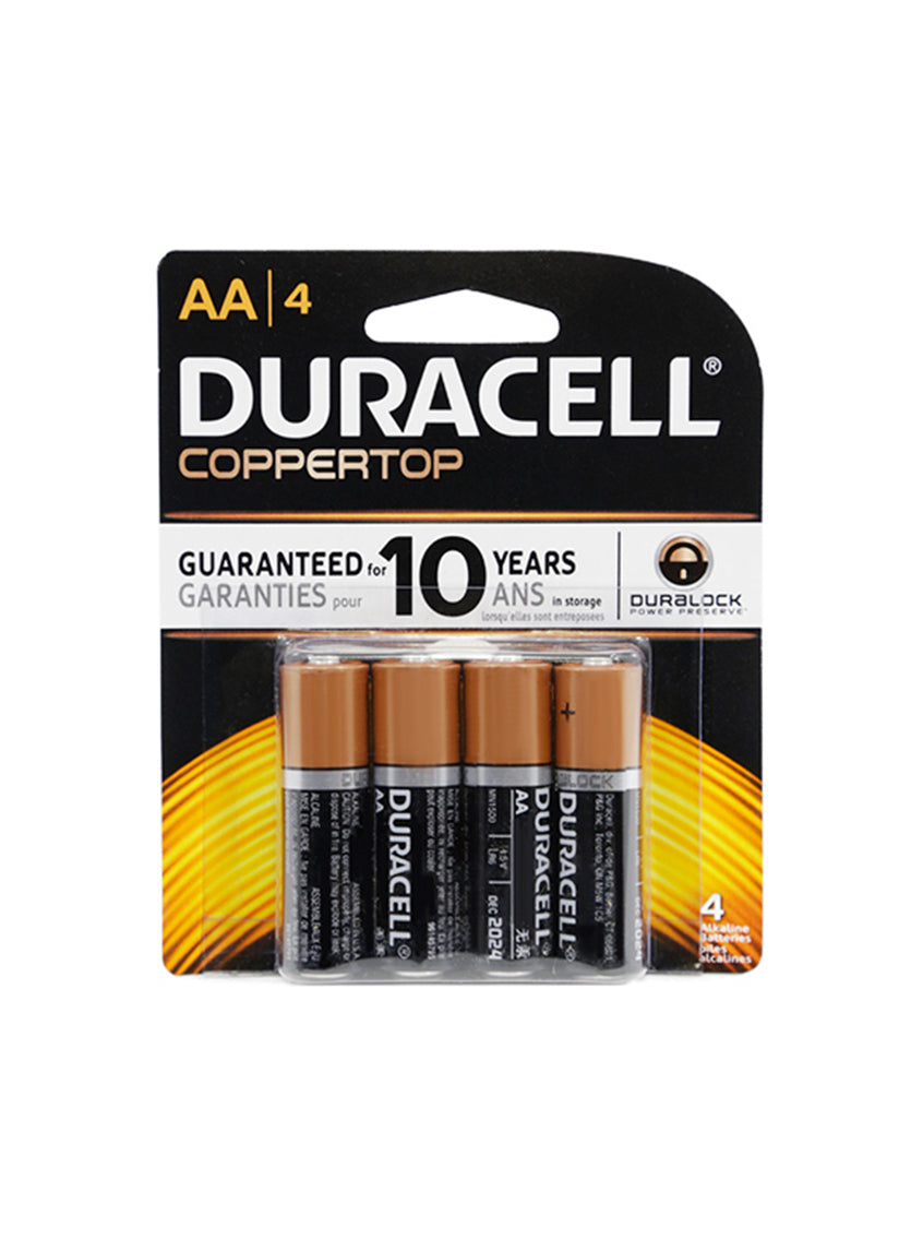 Coppertop Duracell AA Battery, Pack of 4 Decor Jamali-garden