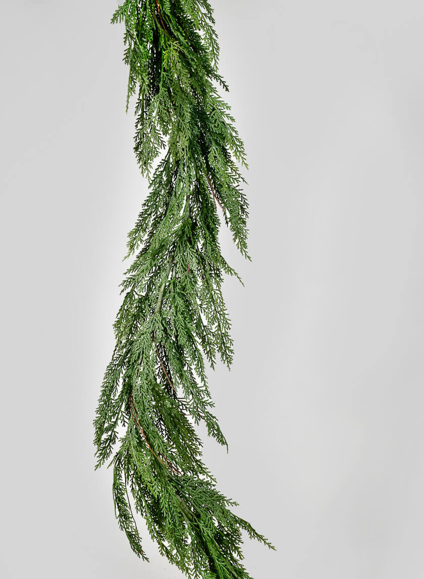 6ft Long Cypress Garland Decor Jamali-garden