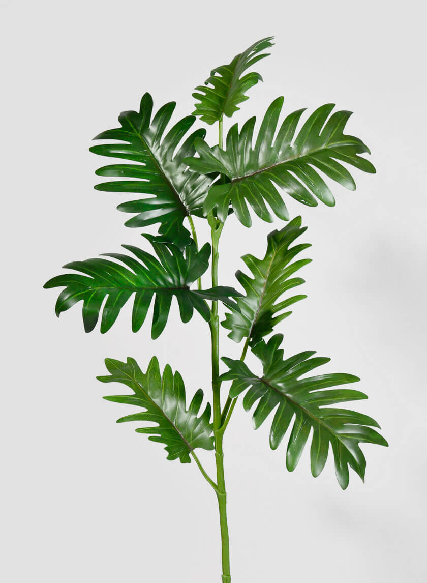 35.5in Long Philodendron Leaf Spray Decor Jamali-garden
