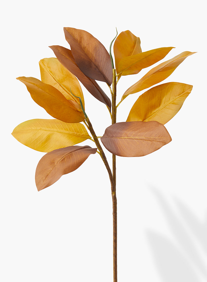 48in Long Fall Magnolia Leaf Spray Decor Jamali-garden