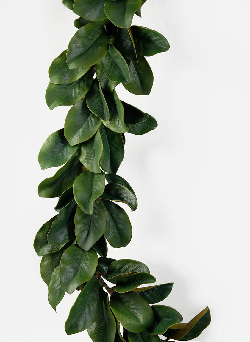 72in Long Magnolia Garland Decor Jamali-garden