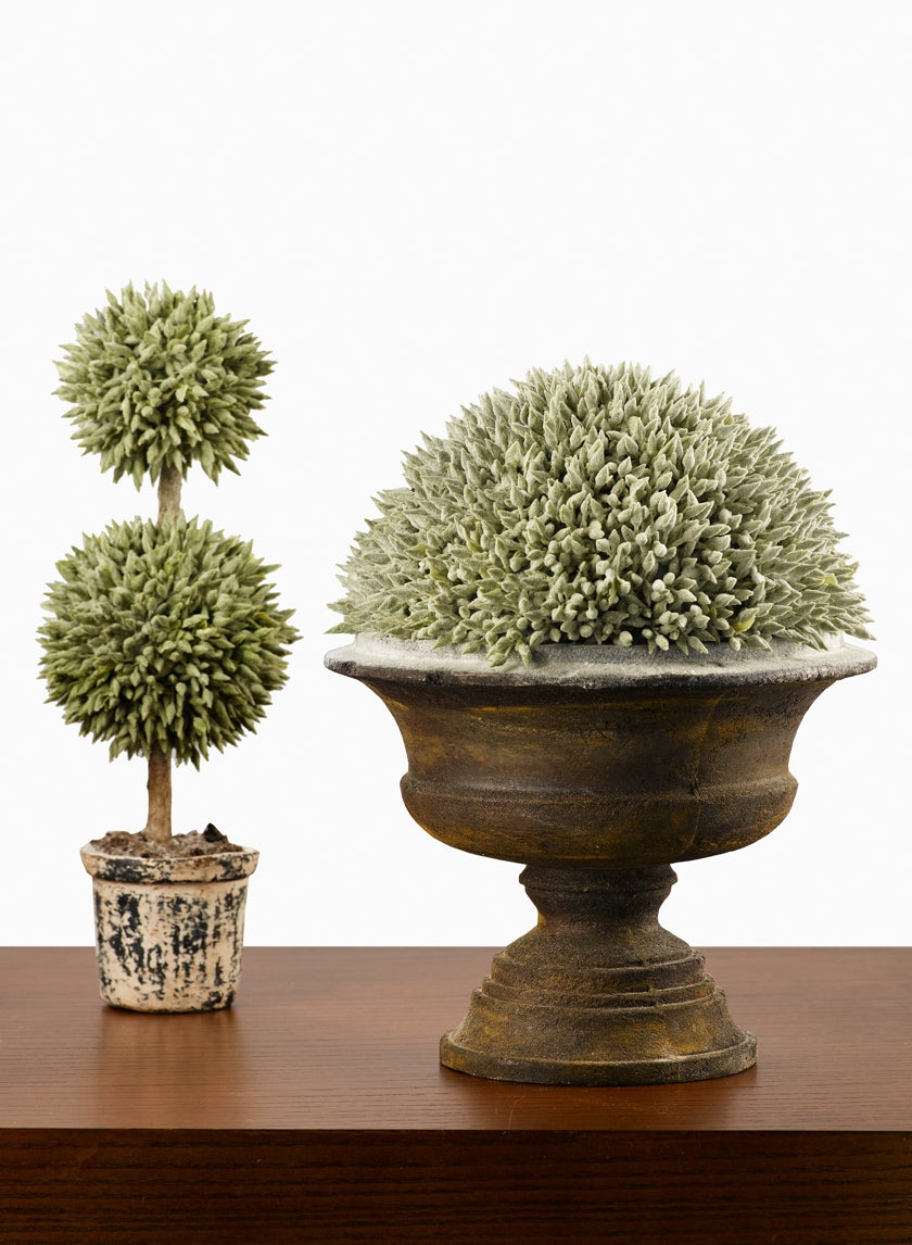 10 1/2in Faux Succulent in Paper-Mache Urn Decor Jamali-garden