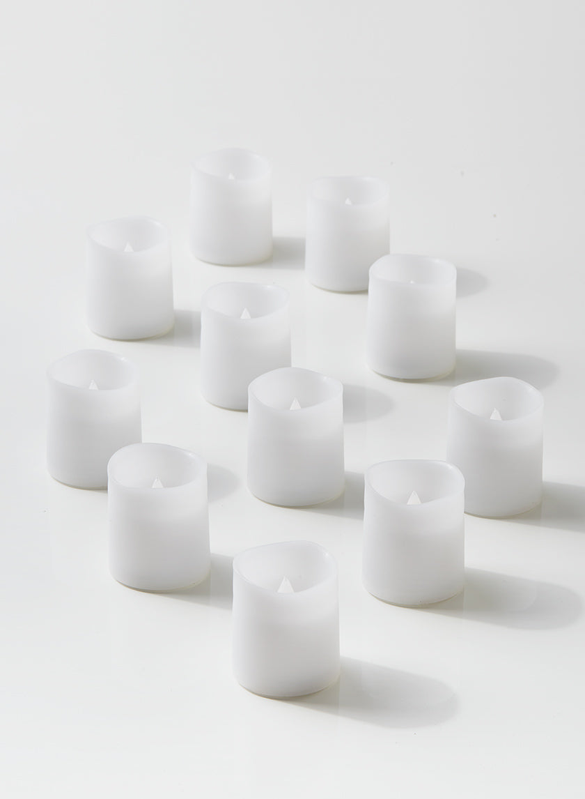 Warm White LED Votive Candle Decor Jamali-garden