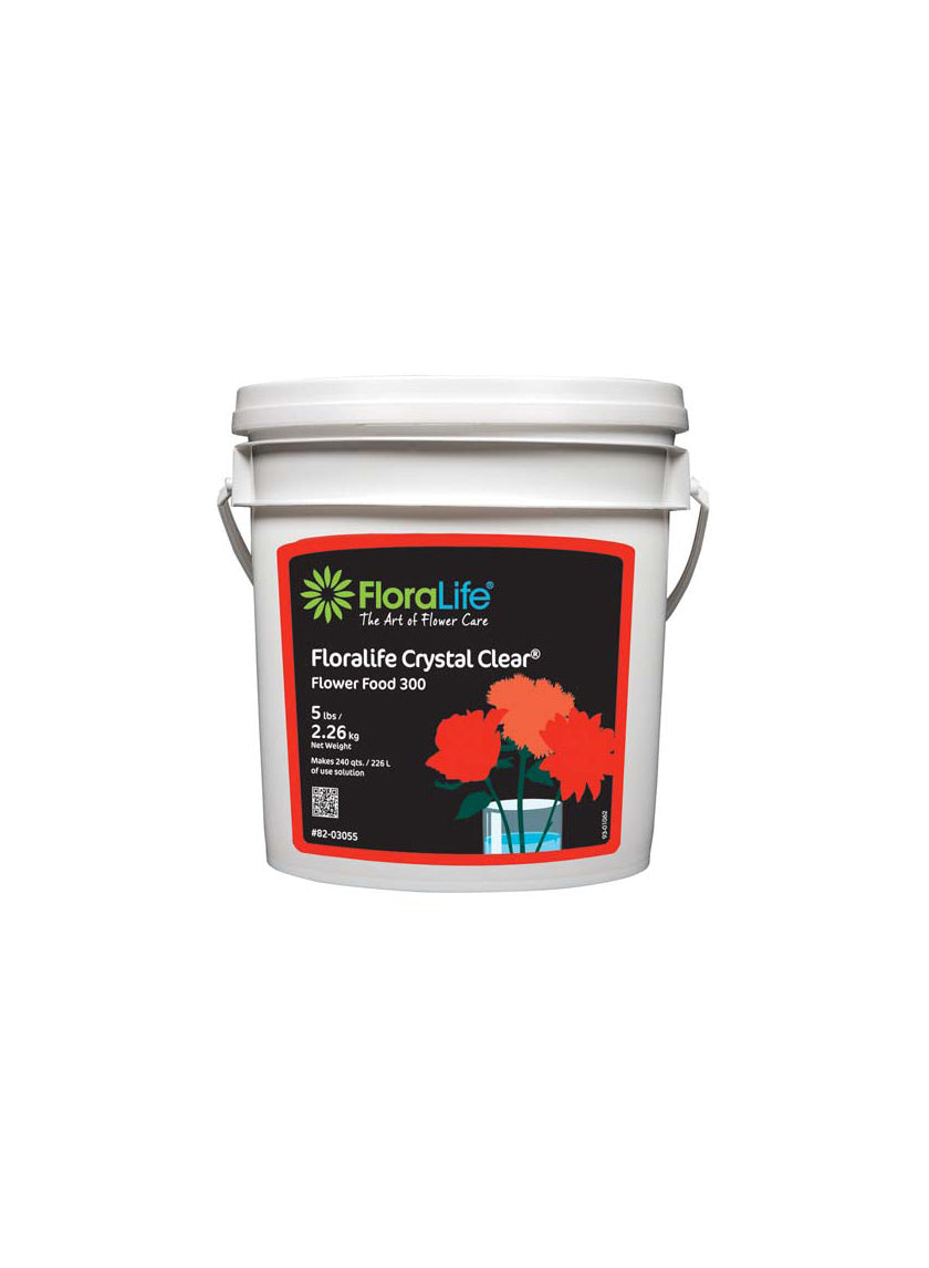 Floralife Crystal Clear Fresh Flower Food, 5lb Pail Decor Jamali-garden