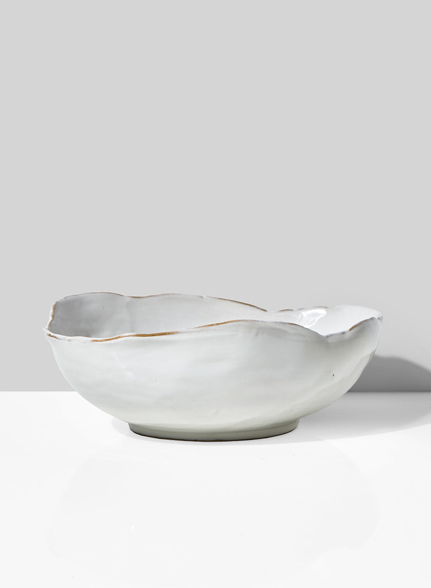 10.5in Wide Freeform Edge Ceramic Potter&