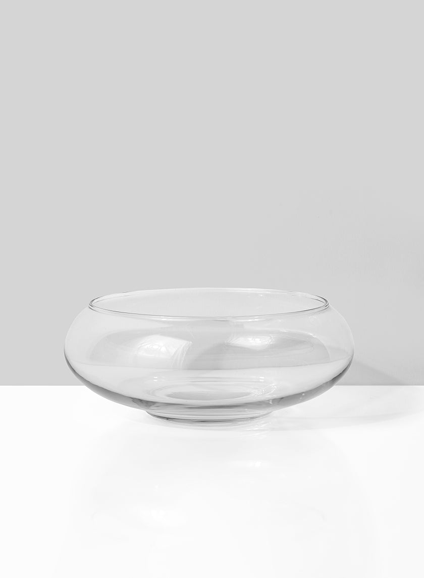 8in Wide Glass Garden Bowl Decor Jamali-garden