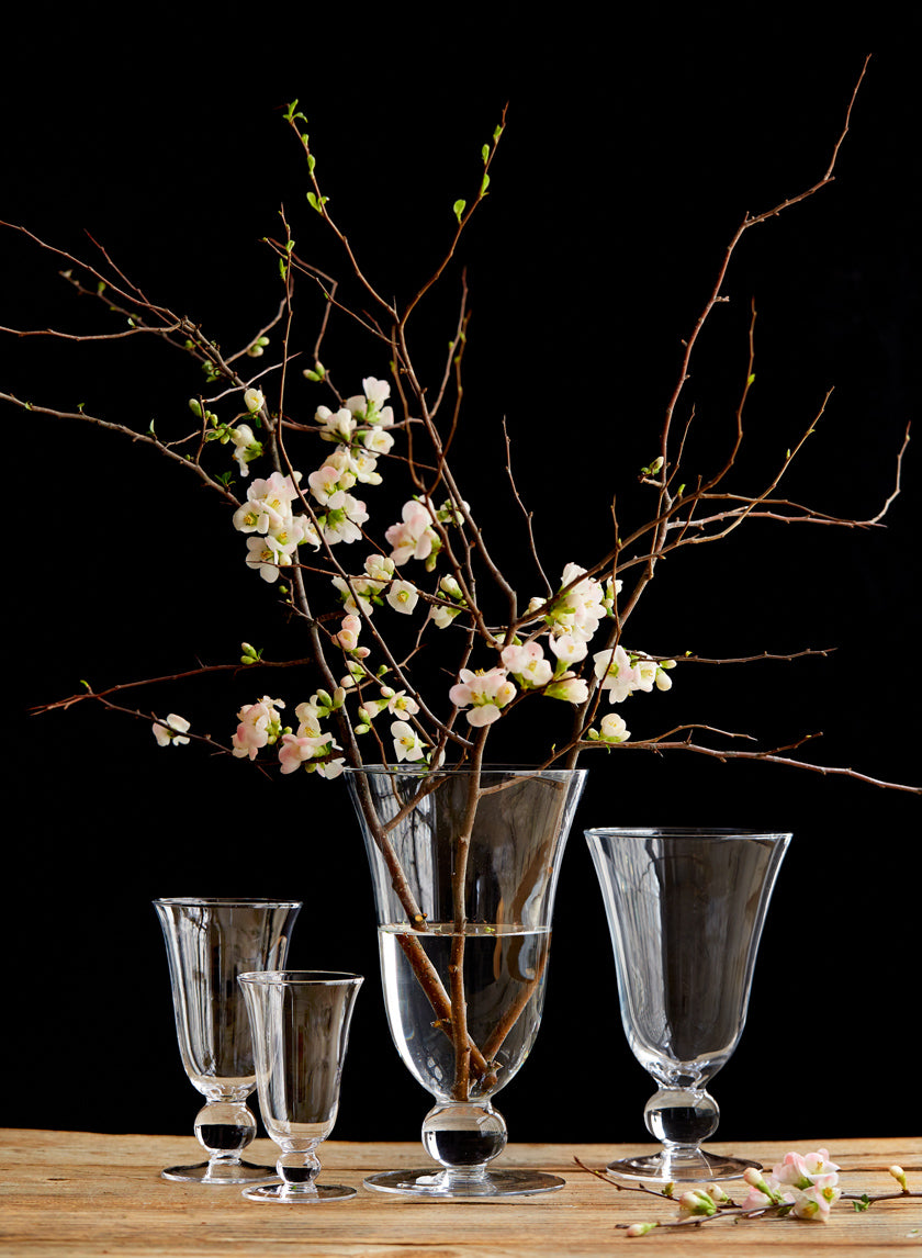 Vienna Clear Glass Urns Decor Jamali-garden