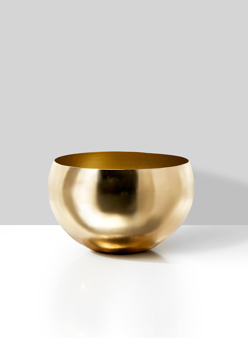 5.25in Wide Gold Bowl Decor Jamali-garden