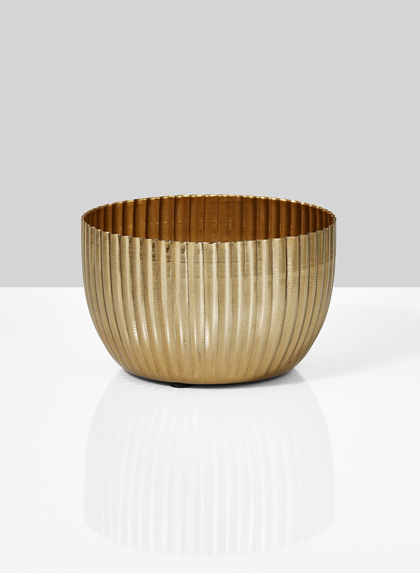 5in Wide Gold Bowl Decor Jamali-garden