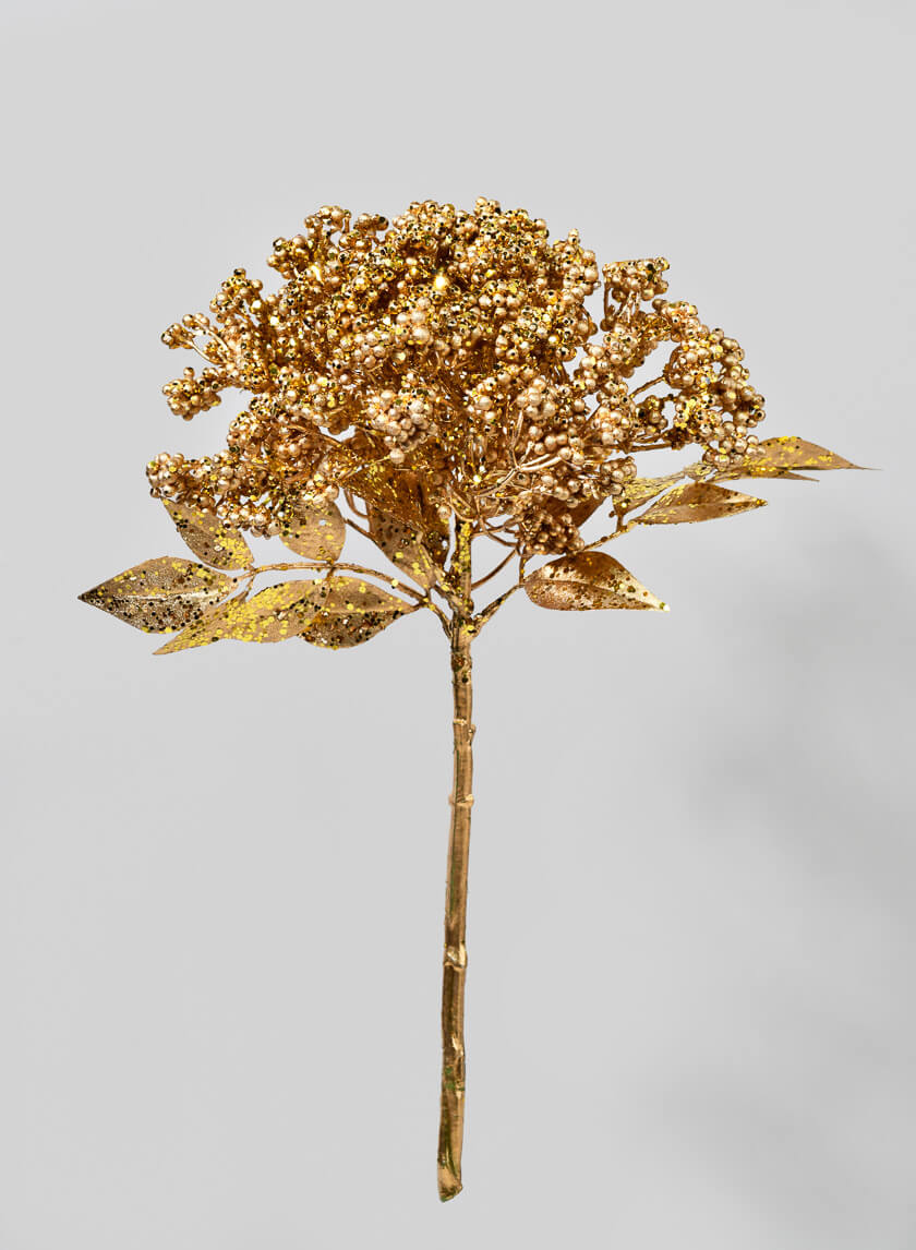 13in Long Gold Queen Anne&