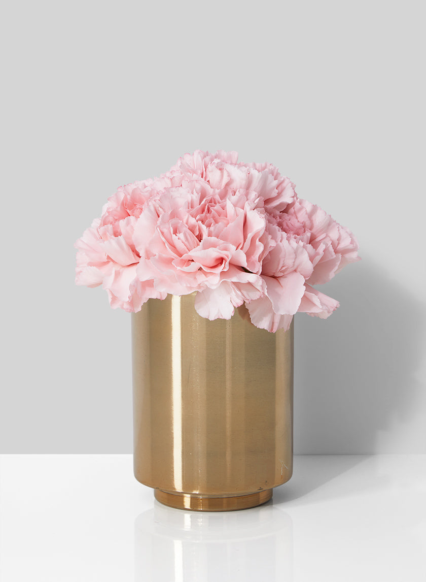 4.25in Tall Gold Vase Decor Jamali-garden
