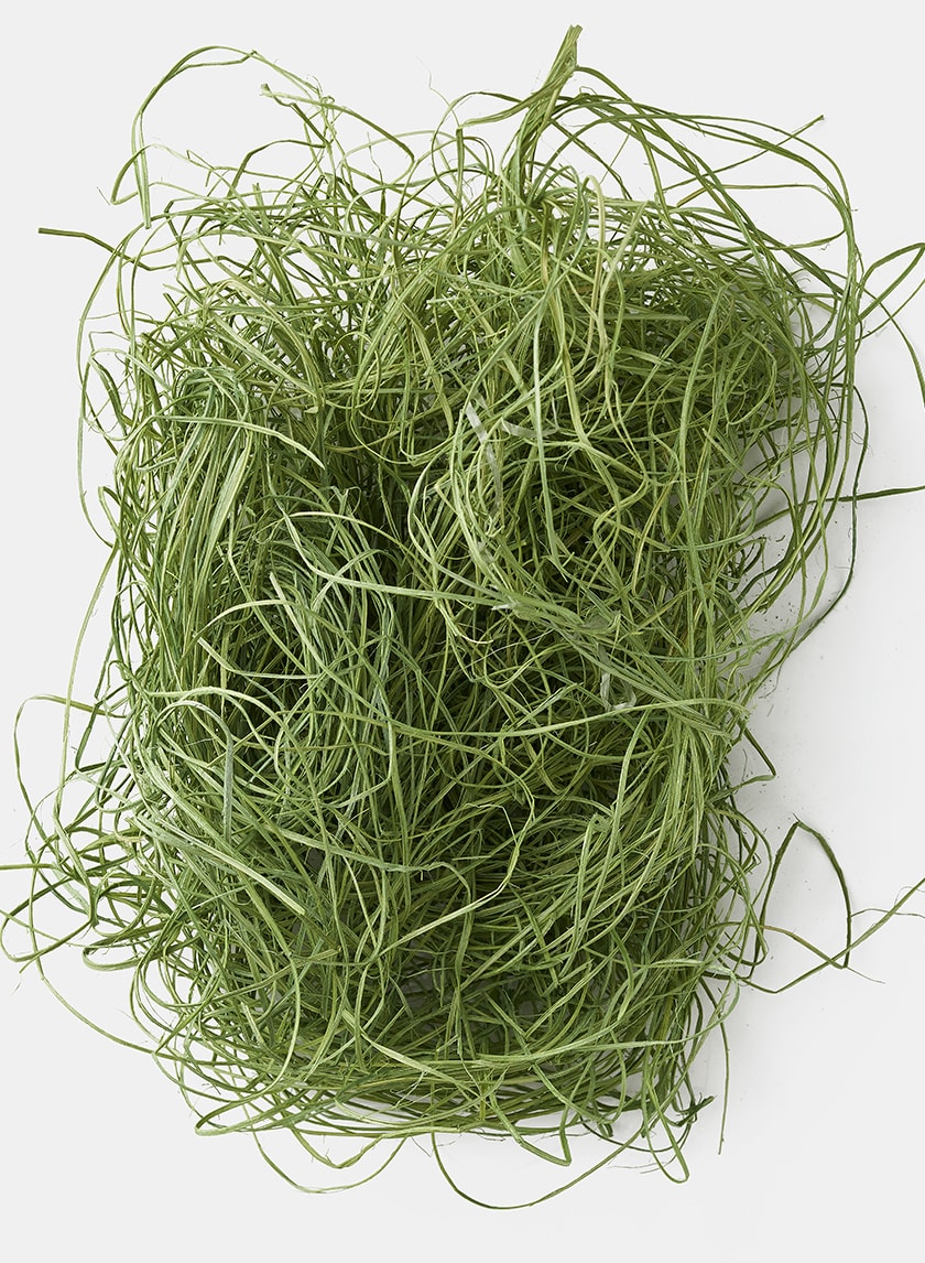 8.5in Long Green Wood Basket Filler Decor Jamali-garden