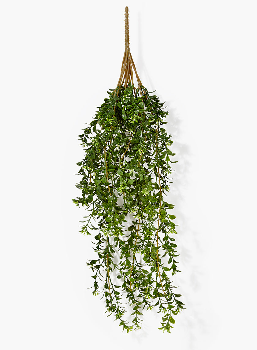 25in Long Faux Boxwood Hanging Decor Jamali-garden