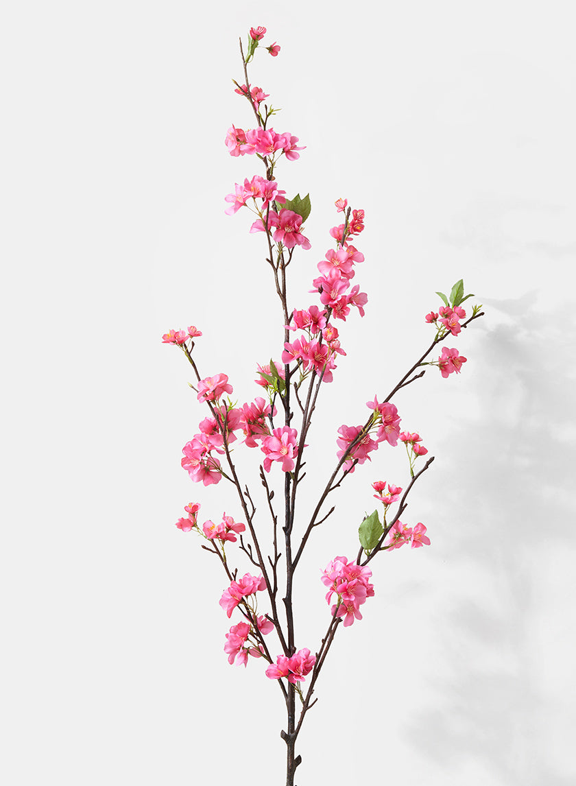 5ft Long Hot Pink Palace Cherry Blossom Spray Decor Jamali-garden