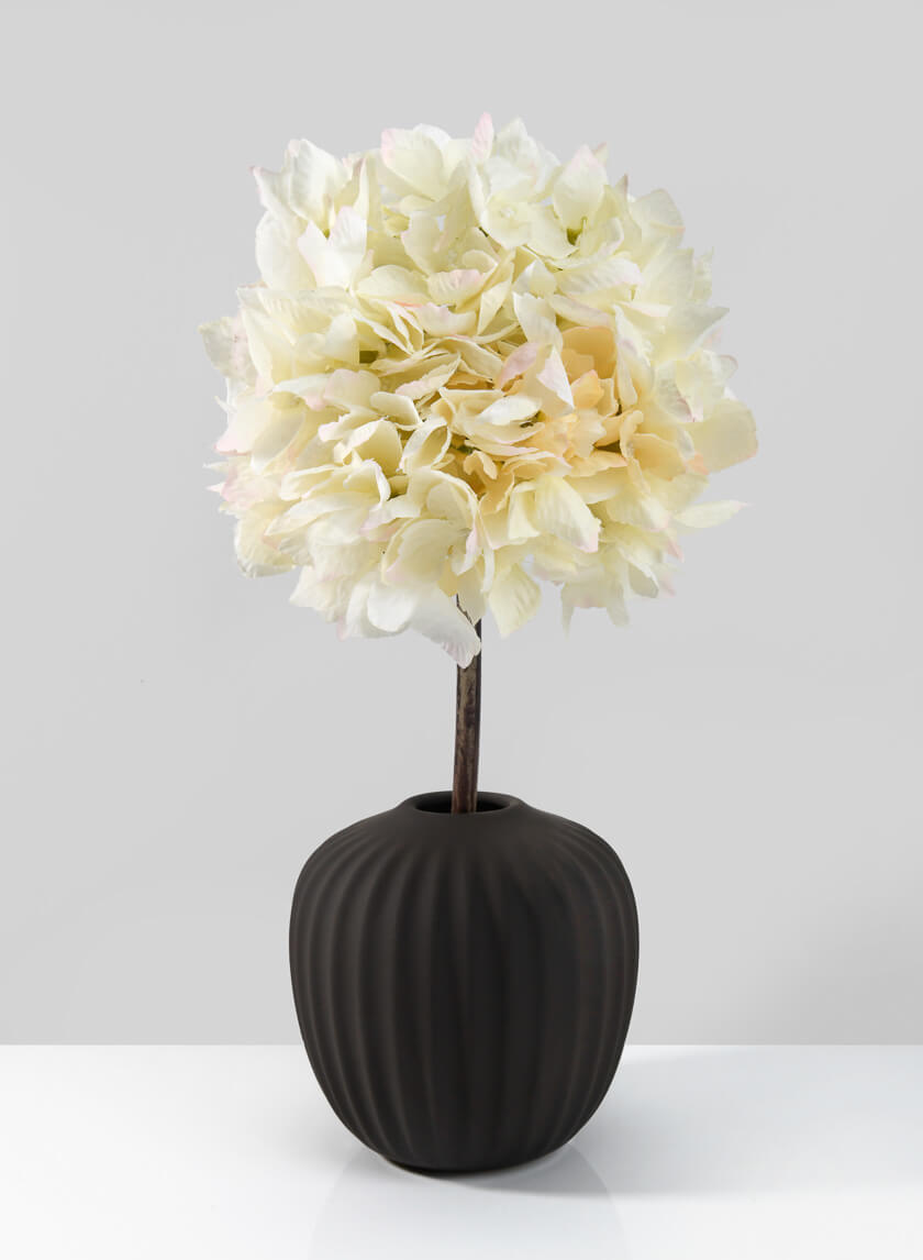 5.5in Tall Oslo Chocolate Deco Vase Decor Jamali-garden