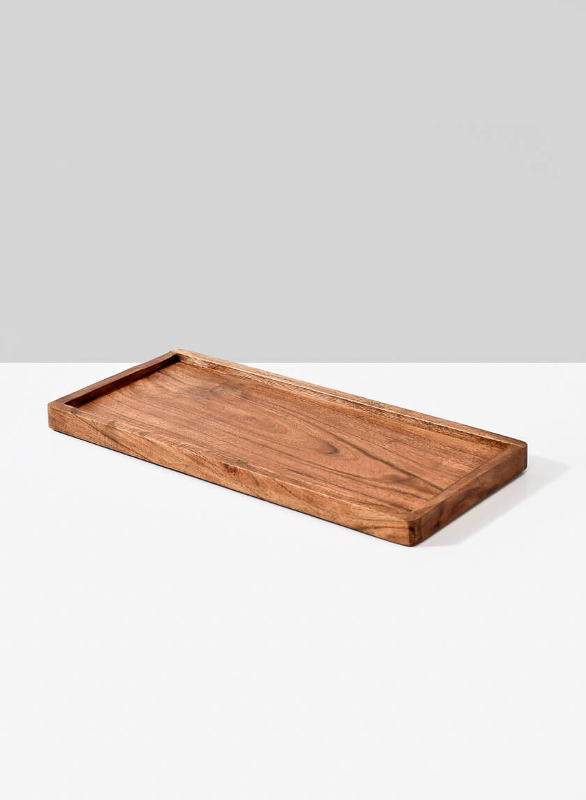 12in Long Lambok Wood Tray, Medium Decor Jamali-garden