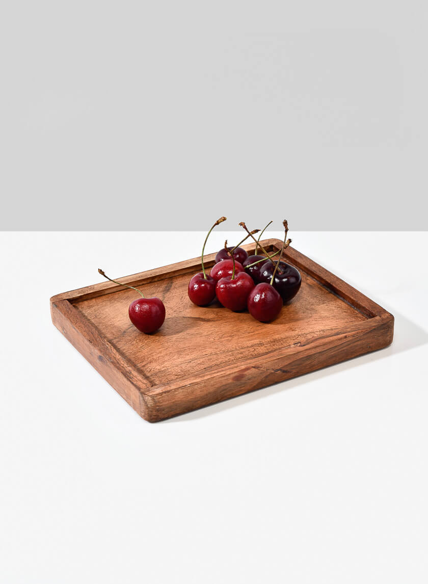 7in Long Lambok Wood Tray, Small Decor Jamali-garden