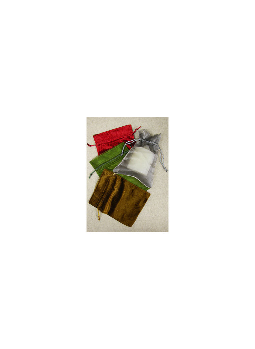 Large Organza+Velvet Pouches Decor Jamali-garden