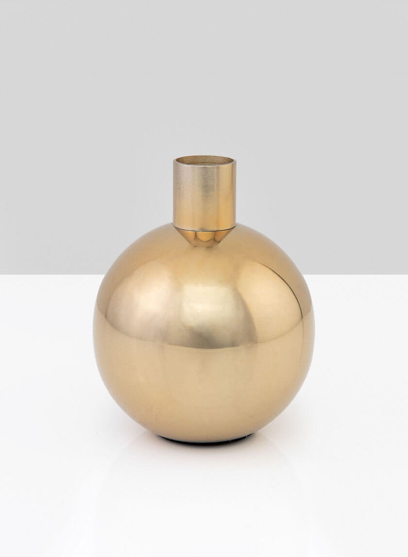 4.5in Tall Le Mans Gold Bud Vase Decor Jamali-garden