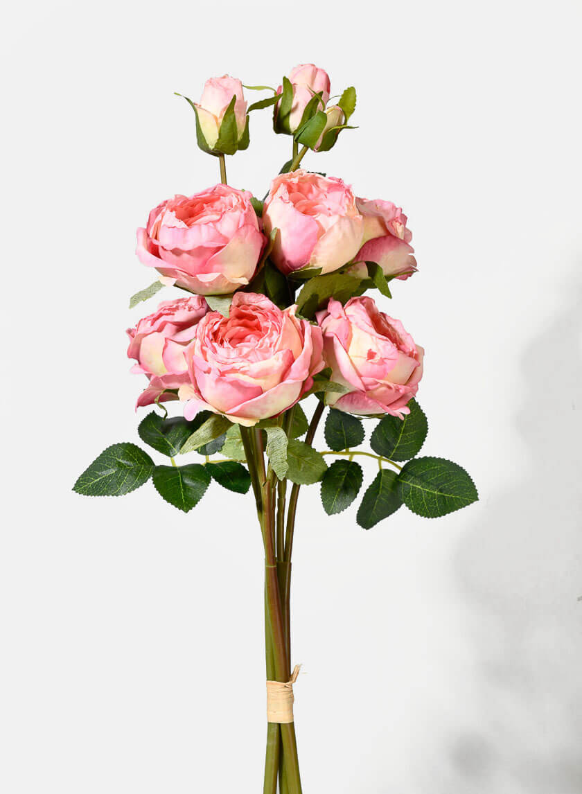 24in Long Pink Roses Bouquet Decor Jamali-garden