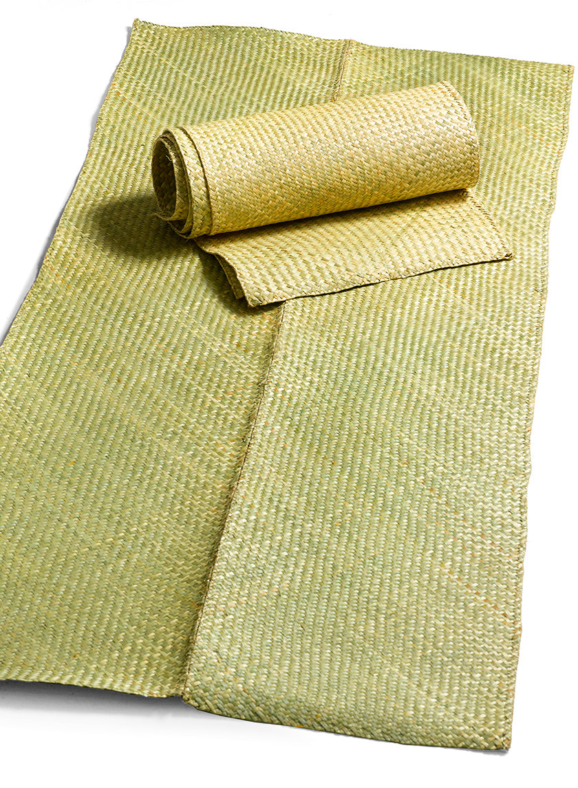 3ft x 6ft Green Straw Mat Decor Jamali-garden