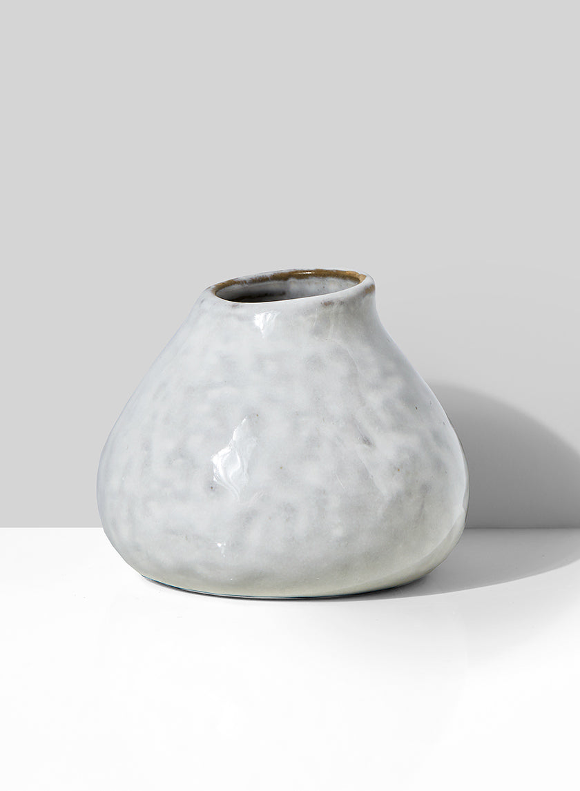 2.5in Tall Glazed Ceramic Bud Vase, Mini Decor Jamali-garden