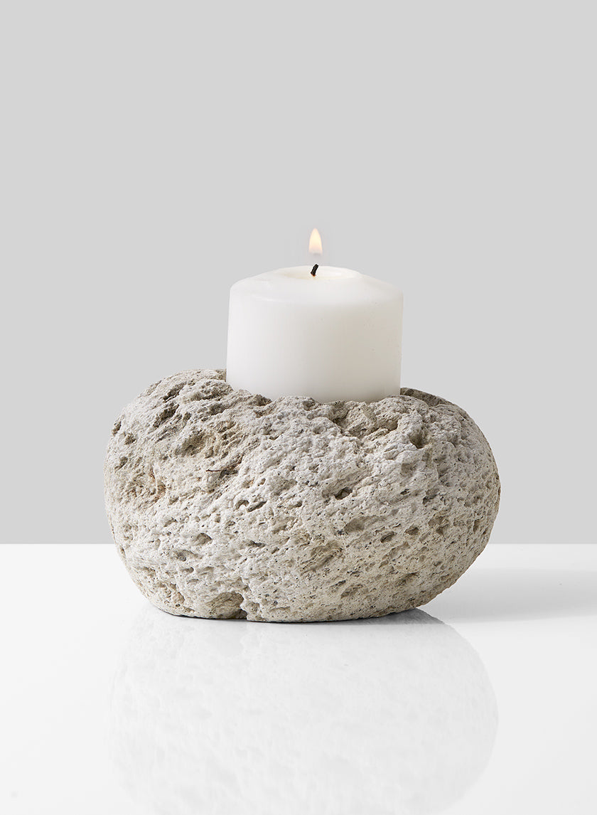 5in Long Lava Rock Planter, Mini Decor Jamali-garden