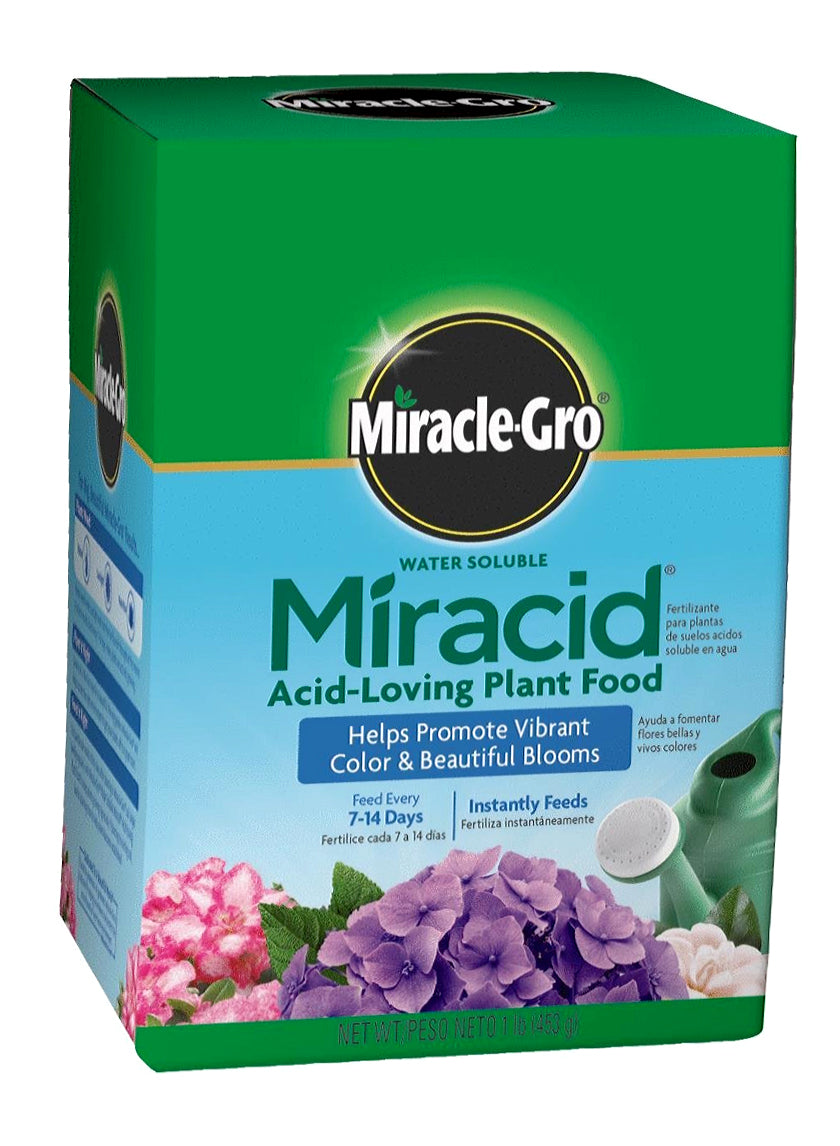 1lb Miracle-Gro Water Soluble Miracid Plant Food 30-10-10 Decor Jamali-garden