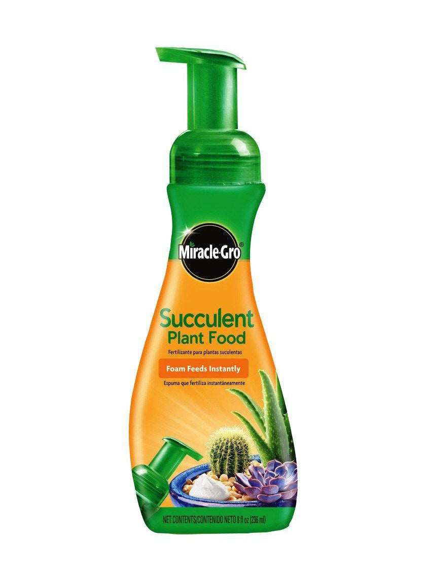 8oz Miracle-Gro Foaming Succulent Plant Food Decor Jamali-garden