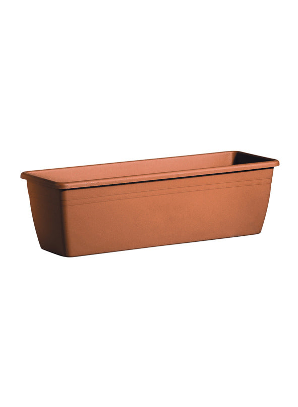 23.5in Long Miramare Terracotta Window Box Decor Jamali-garden