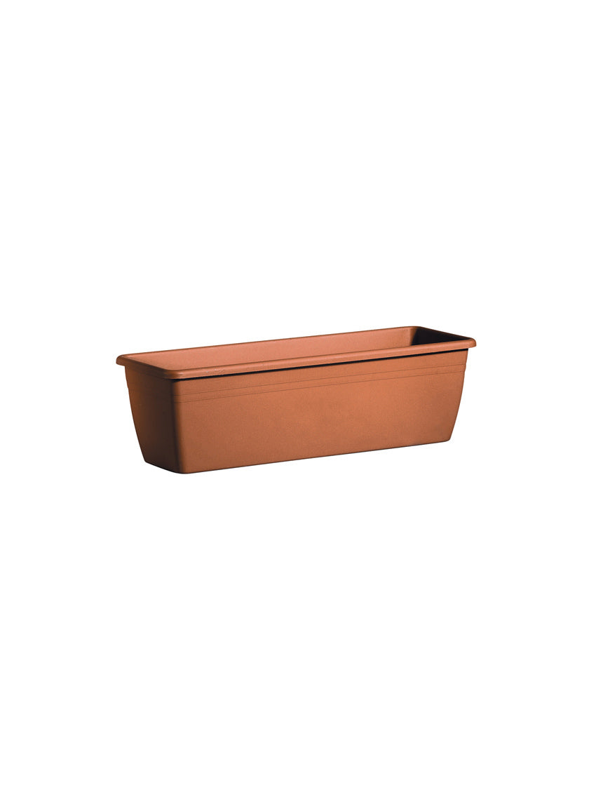 23.5in Long Miramare Terracotta Window Box Decor Jamali-garden