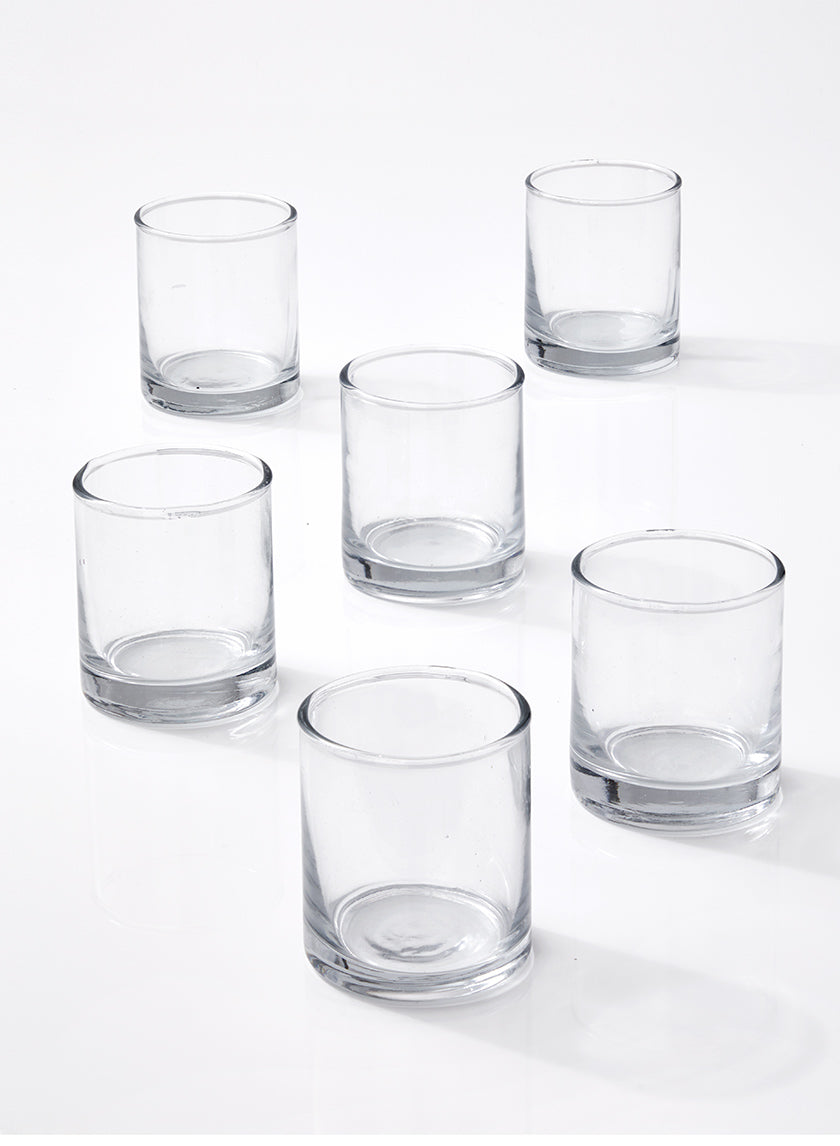 3in Tall Glass Votive Holder Decor Jamali-garden