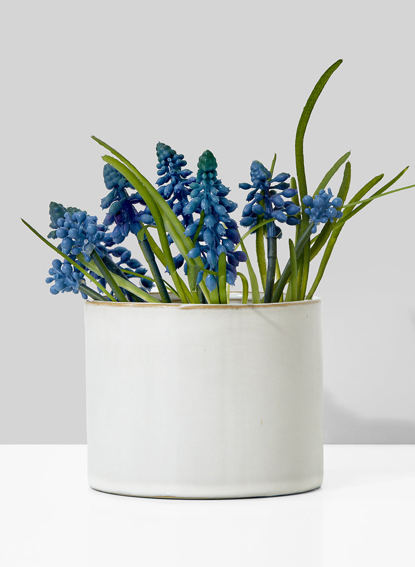 3.25in Tall White Ceramic Vase Decor Jamali-garden