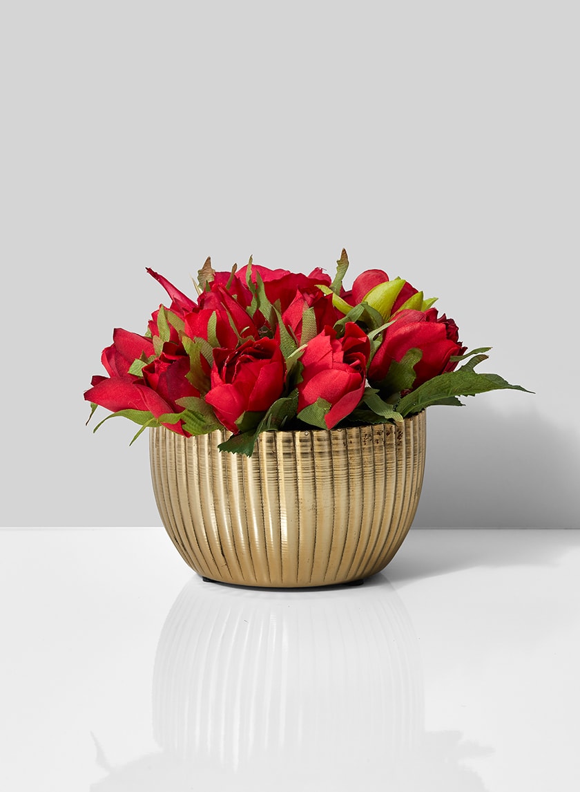 5in Wide Gold Bowl Decor Jamali-garden