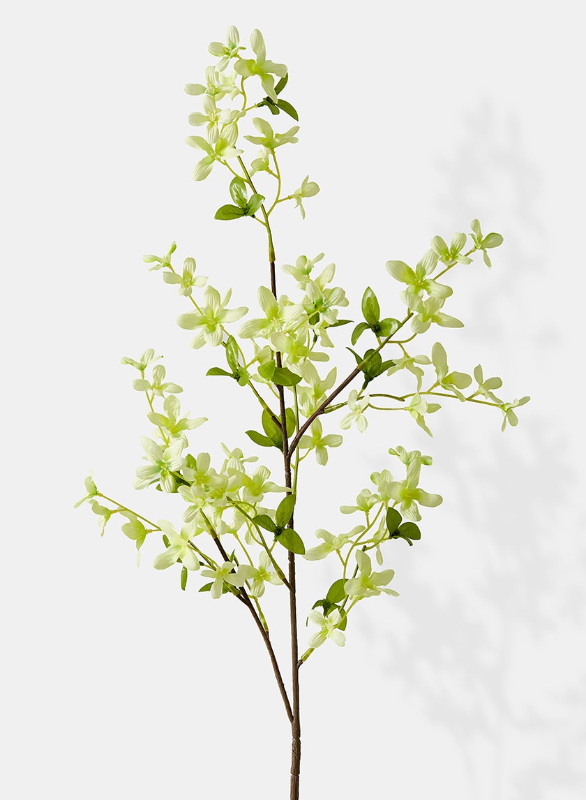 40in Long Pale Green Forsythia Spray Decor Jamali-garden