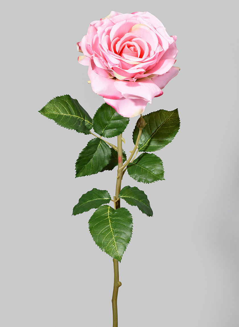 29in Long Pink Cabbage Rose Decor Jamali-garden