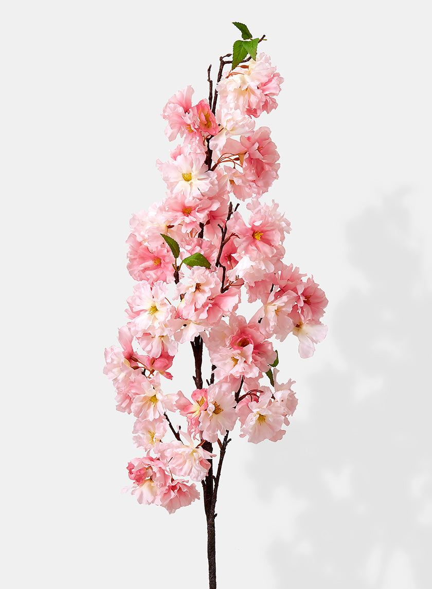 48in Long Pink Cherry Blossom Spray Decor Jamali-garden