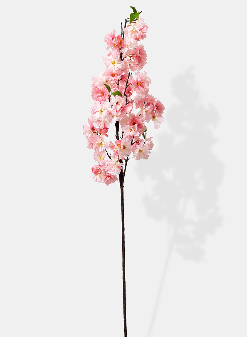 48in Long Pink Cherry Blossom Spray Decor Jamali-garden