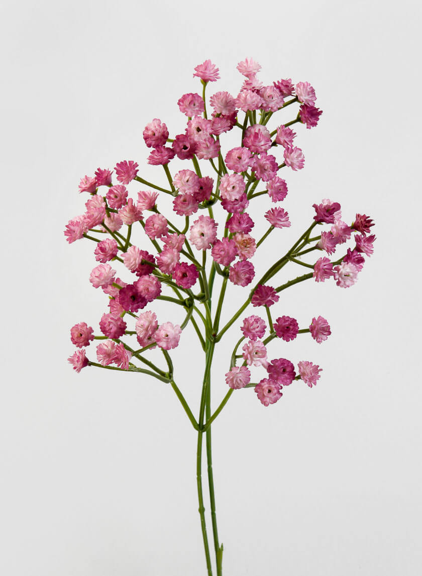 16in Long Pink Gypsophila Spray Decor Jamali-garden