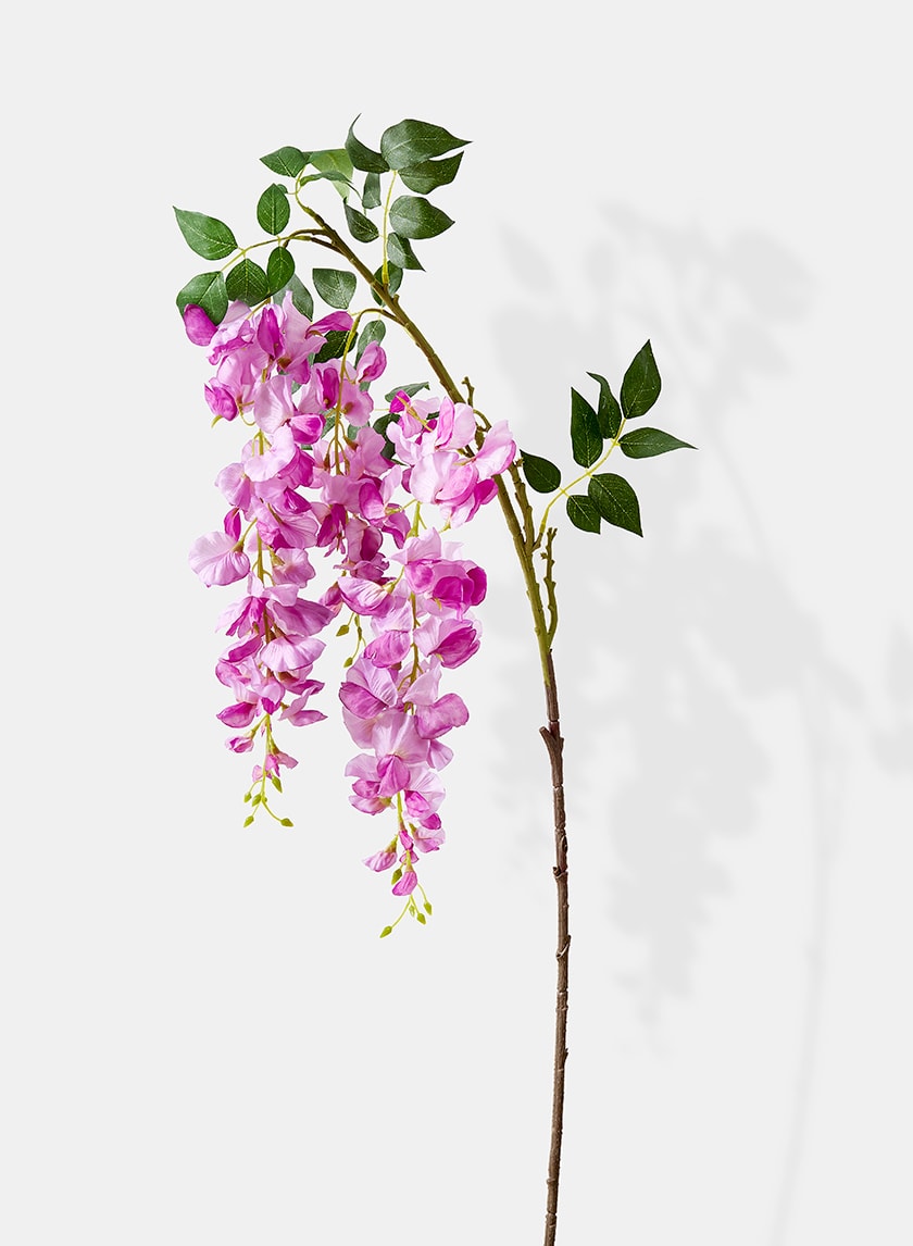 57in Long Purple Wisteria Spray Decor Jamali-garden