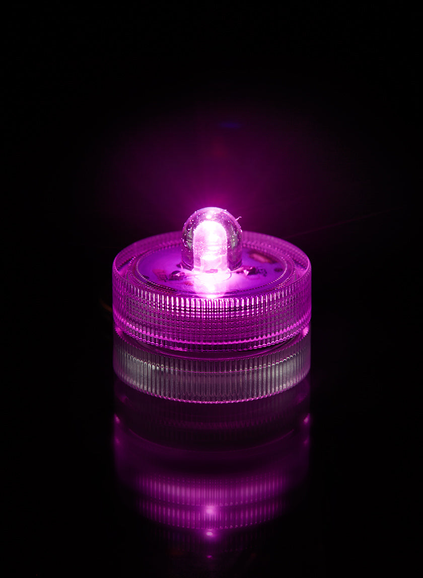 Pink Submersible Single LED Light Decor Jamali-garden