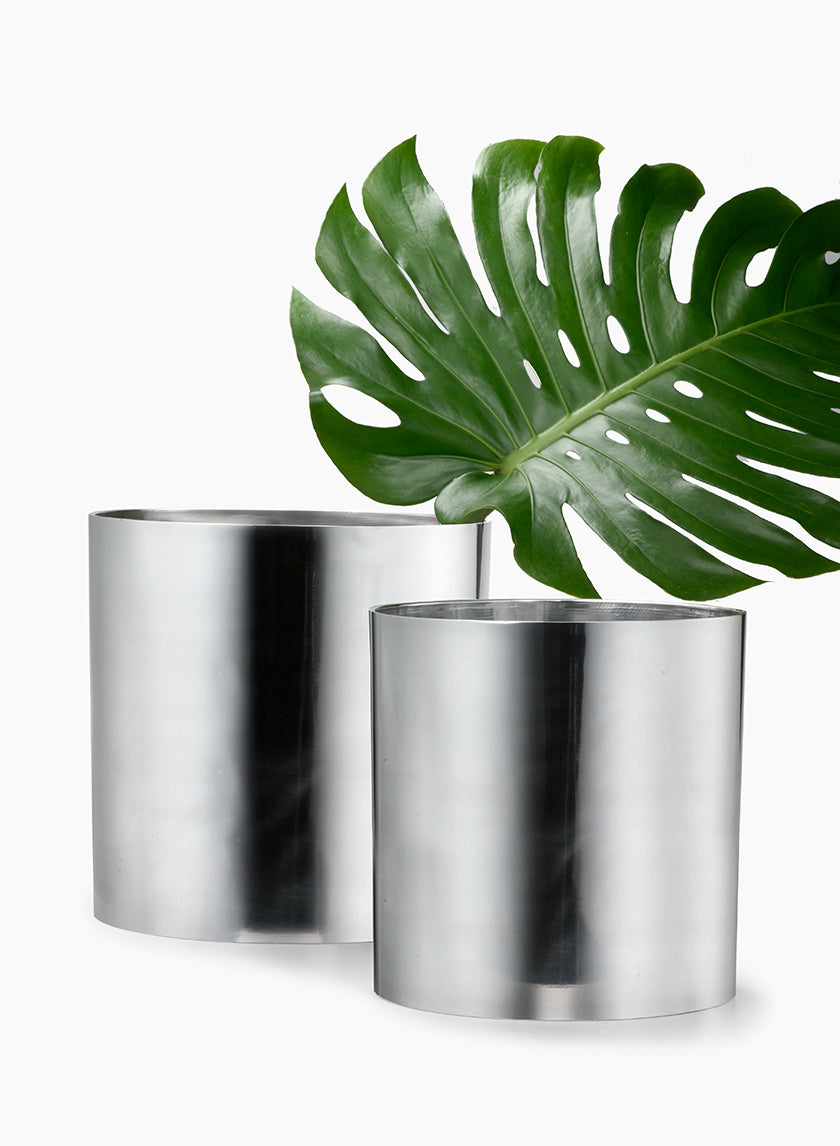 Aluminum Cylinder Vases Decor Jamali-garden