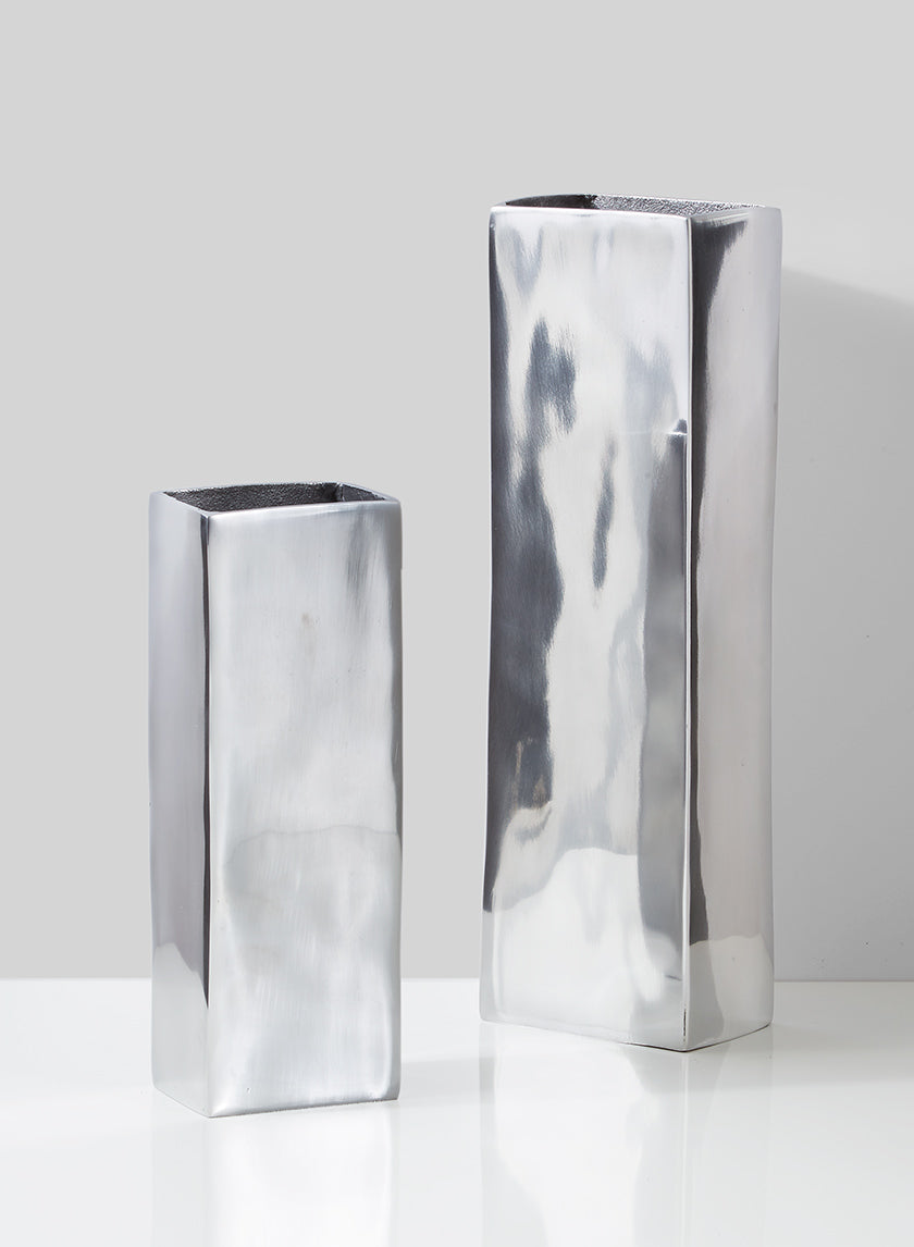 Aluminum Rectangle Vases Decor Jamali-garden