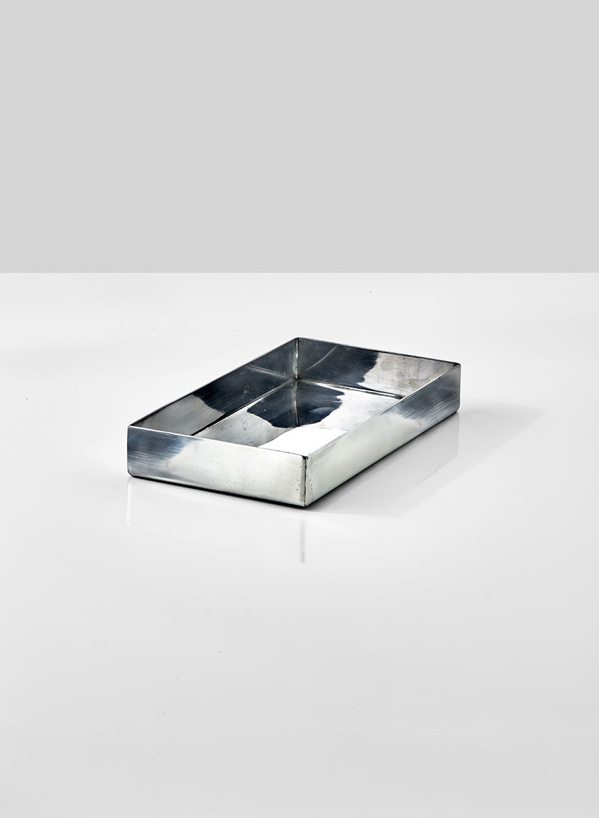 11in Long Rectangular Aluminum Tray Decor Jamali-garden