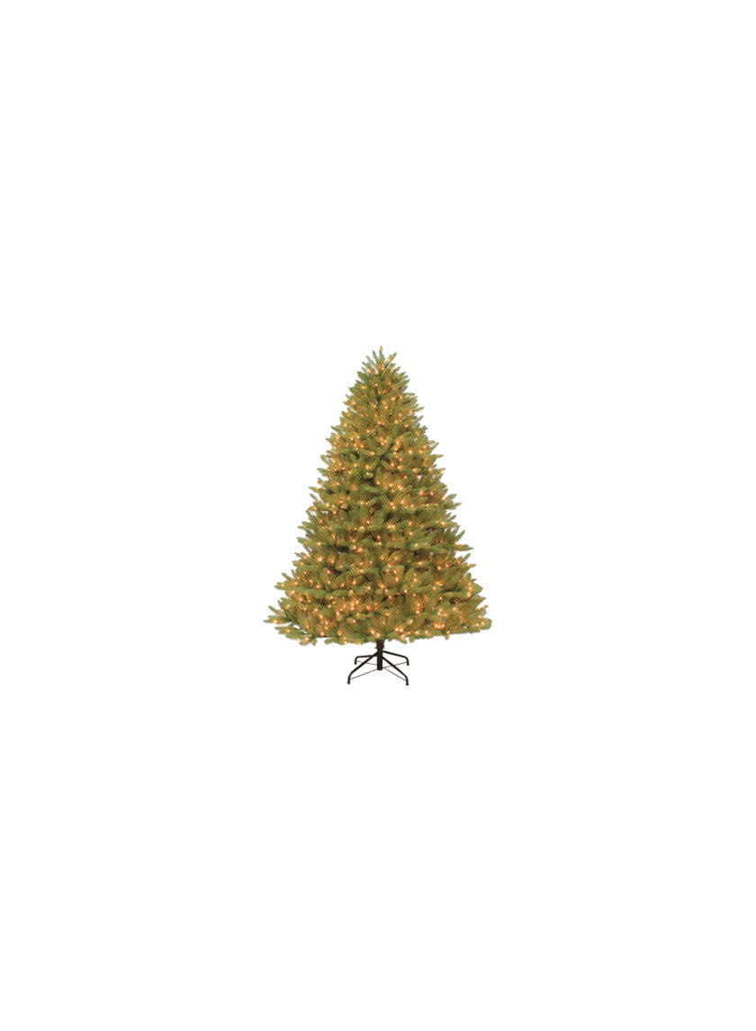 4 1/2ft Pre-lit Ozark Blue Spruce Tree Decor Jamali-garden