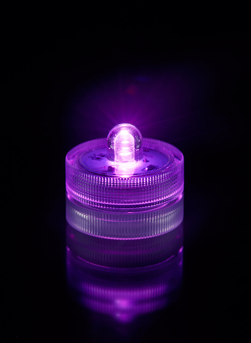 Purple Submersible Single LED Light Decor Jamali-garden